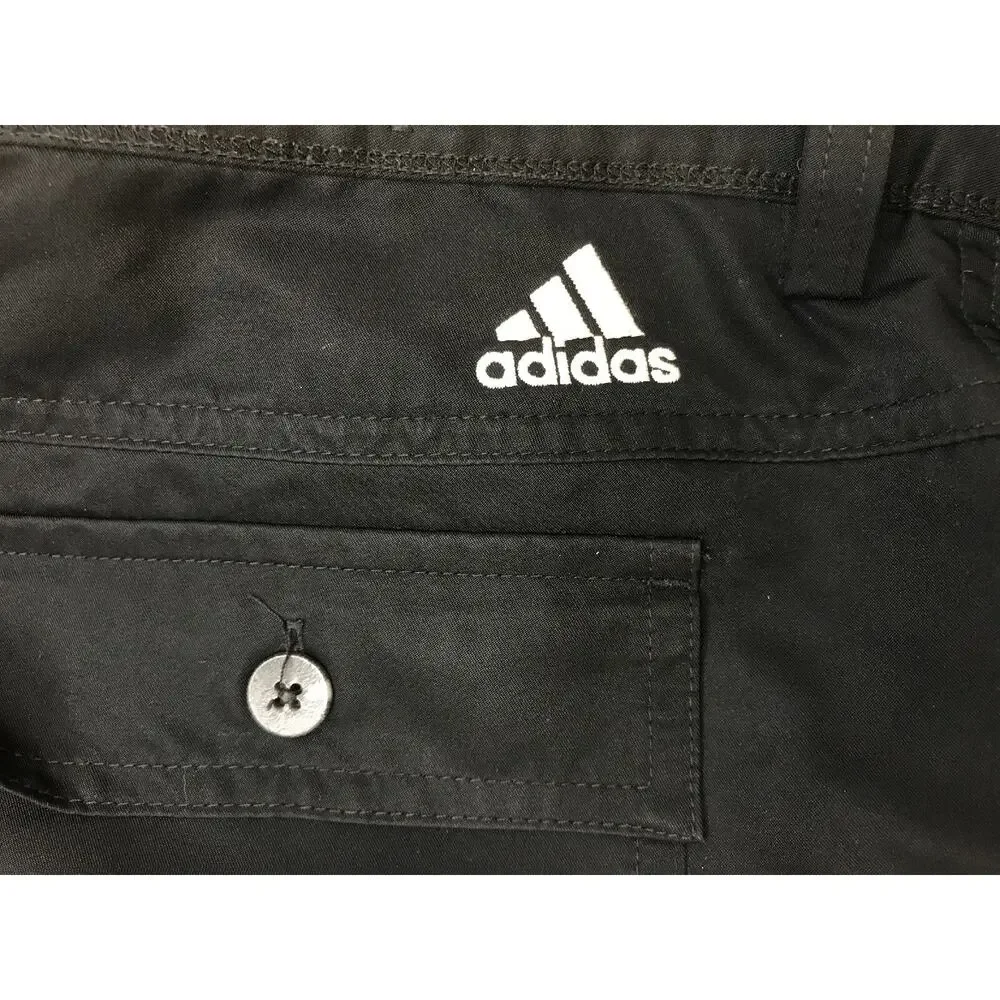 Adidas Men's 36x32 Black 'Climalite' Straight Leg Lightweight Golf Pants